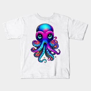 octopus of the future Kids T-Shirt